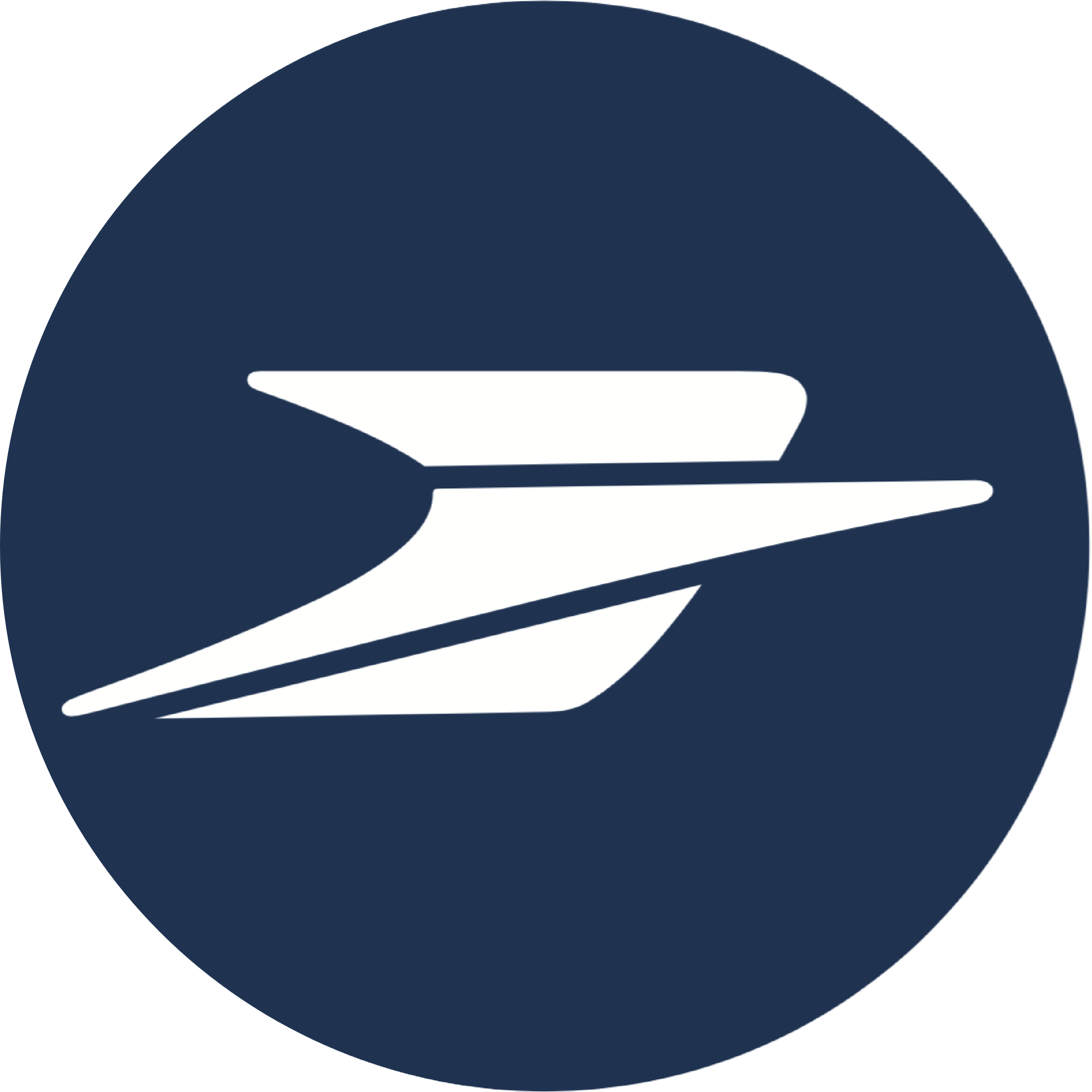 Logo de la banque postal arrondit